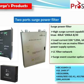 Cắt lọc sét AC 1 pha, dòng tải 63A